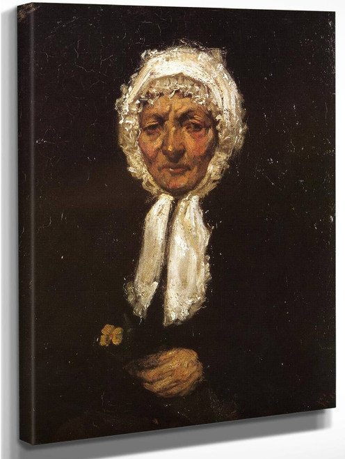 Old Mother Gerard By James Abbott Mcneill Whistler American 1834 1903