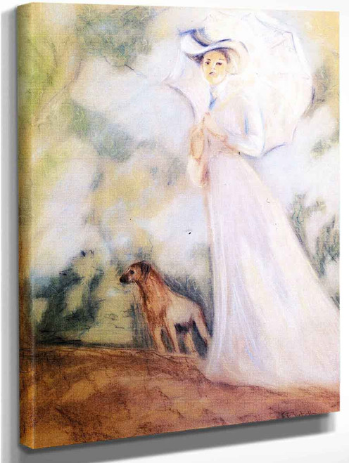 On Bos'n's Hill  By Edmund Tarbell Art Reproduction