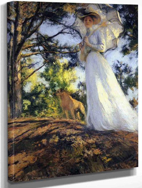 On Bos'n's Hill By Edmund Tarbell Art Reproduction