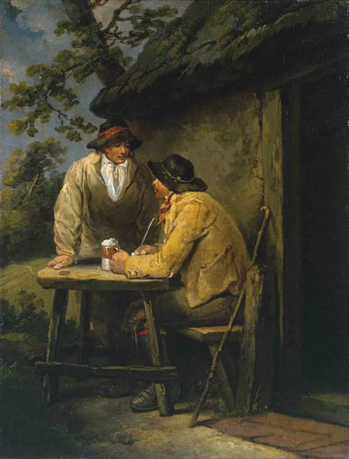Outside The Ale House Door By George Morland
