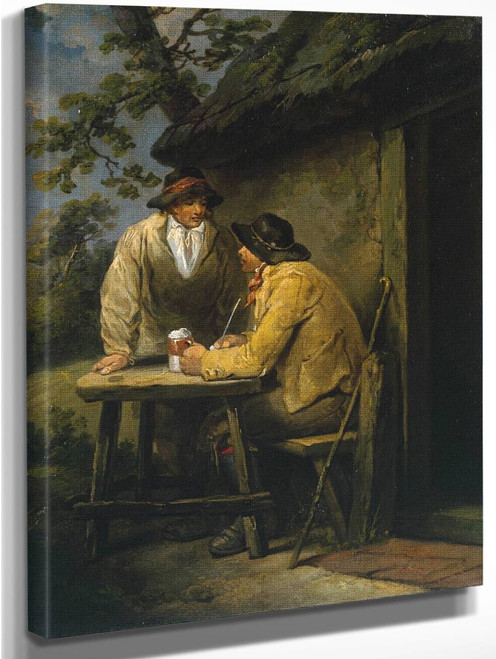 Outside The Ale House Door By George Morland