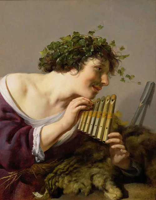 Pan Playing His Pipes By Paulus Moreelse Pan Playing His Pipes By Paulus Moreelse