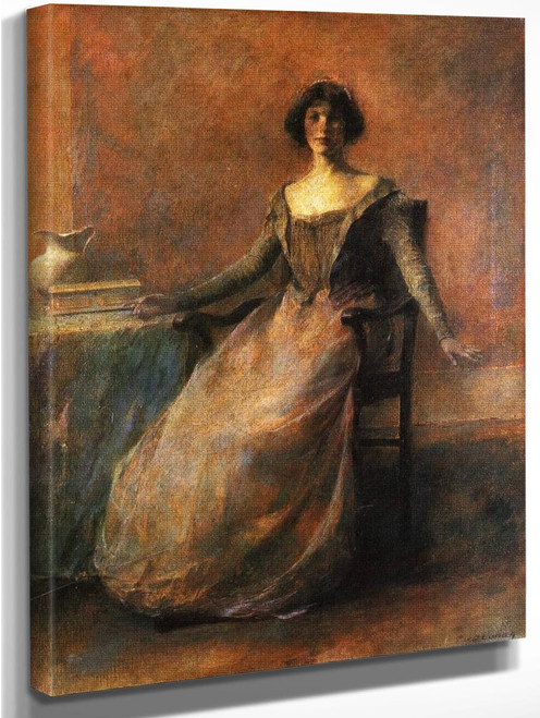 Pandora By Thomas Wilmer Dewing By Thomas Wilmer Dewing