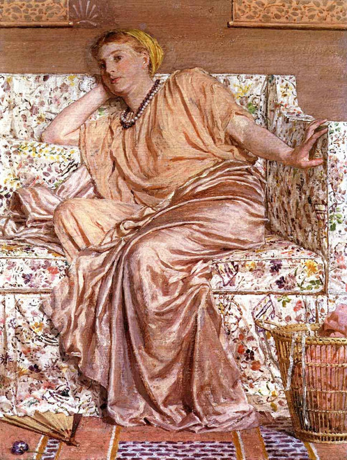 Pansies By Albert Joseph Moore, A.R.W.S.