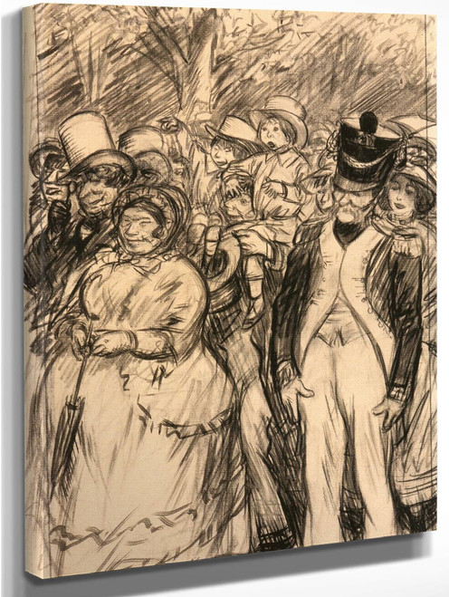 Papa, Carry Me Take Me Up In Your Arms By William James Glackens  By William James Glackens