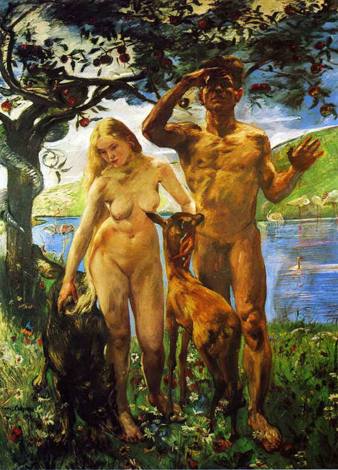 Paradise By Lovis Corinth By Lovis Corinth