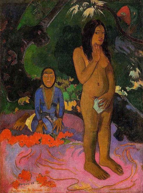 Parau Na Te Varua Ino  By Paul Gauguin