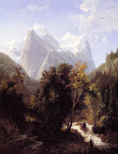 Path Through The Mountains By William Trost Richards
