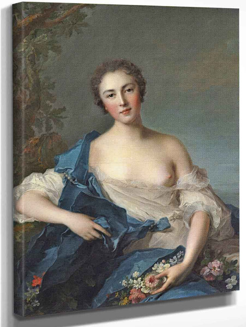 Pauline Felicite De Mailly Nesle, Comtesse De Vintimille By Jean Marc Nattier