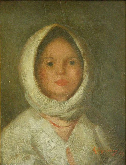 Peasant Woman With Kerchief By Nicolae Grigorescu Peasant Woman With Kerchief By Nicolae Grigorescu