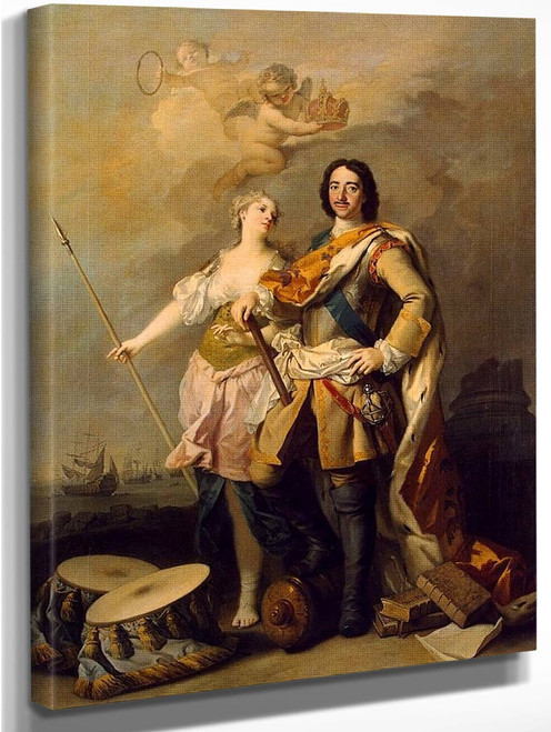 Peter The Great With Minerva By Jacopo Amigoni By Jacopo Amigoni