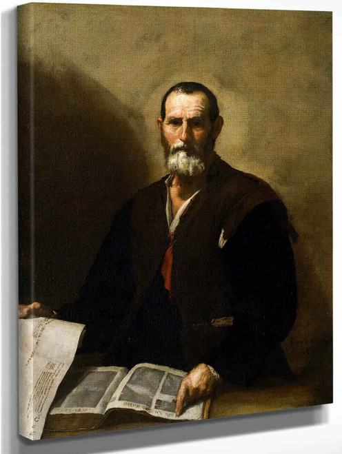 Philosopher Crates By Jusepe De Ribera