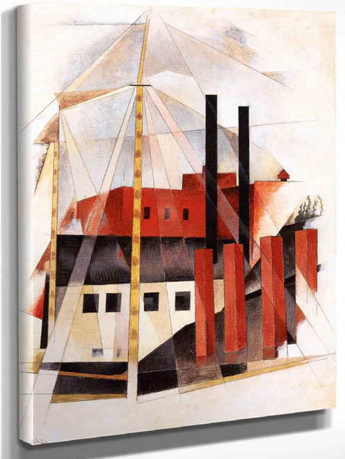 Piano Mover's Holiday By Charles Demuth Art Reproduction