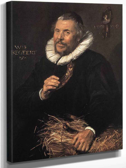 Pieter Cornelisz Van Der Morsch By Frans Hals  By Frans Hals