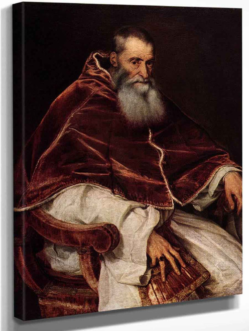 Pope Paul Iii By Titian