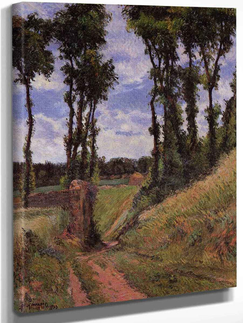 Poplars, Osny  By Paul Gauguin