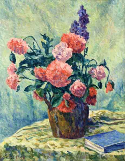 Poppies In A Sandstone Pit By Maximilien Luce By Maximilien Luce