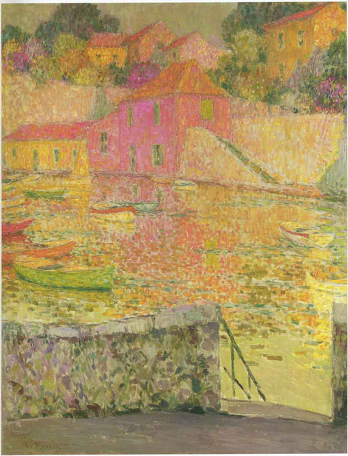 Port Saint Jean At Cap Ferrat By Henri Le Sidaner By Henri Le Sidaner Port Saint Jean At Cap Ferrat By Henri Le Sidaner By Henri Le Sidaner