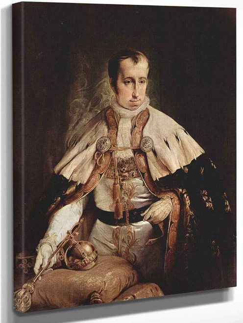 Portrait, Kaisers Ferdinand I Of Austria By Francesco Paolo Hayez