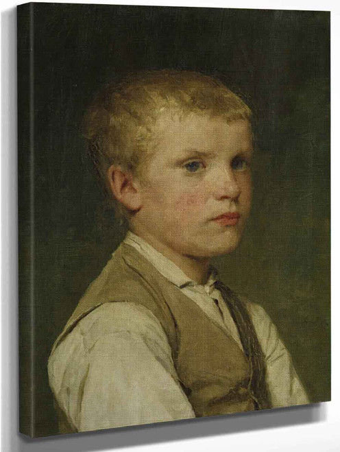 Portrait Of A Boy1 By Albert Anker