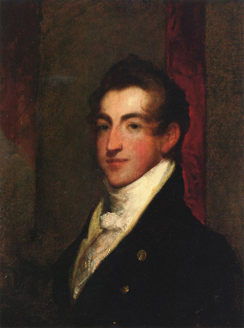 Portrait Of A Gentleman By Gilbert Stuart