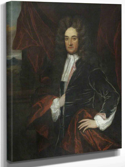 Portrait Of A Gentleman By Sir Godfrey Kneller, Bt.  By Sir Godfrey Kneller, Bt.