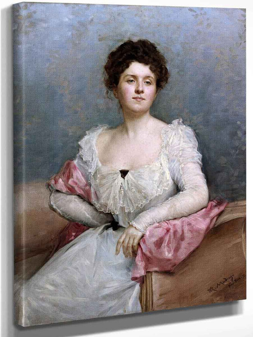 Portrait Of A Lady 1 By Raimundo De Madrazo Y Garreta