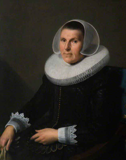 Portrait Of A Lady 3 By Paulus Moreelse