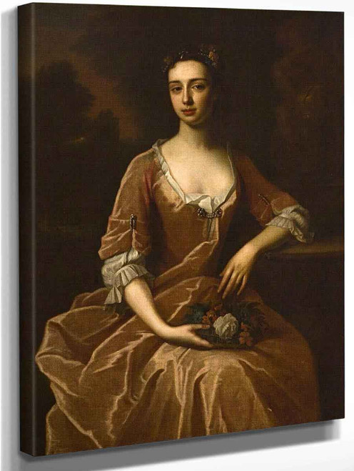 Portrait Of A Lady 3 By Sir Godfrey Kneller, Bt.  By Sir Godfrey Kneller, Bt.