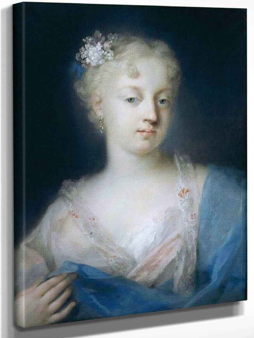 Portrait Of A Lady1 By Rosalba Carriera By Rosalba Carriera