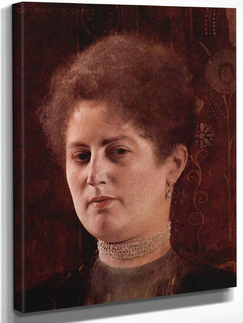 Portrait Of A Lady2 By Gustav Klimt