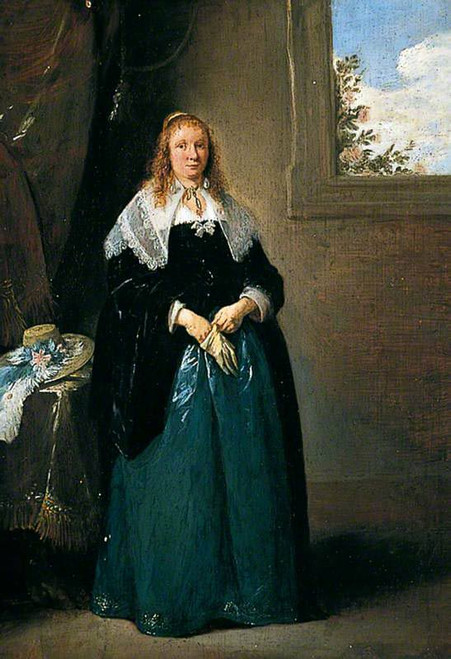 Portrait Of A Lady By David Teniers The Younger
