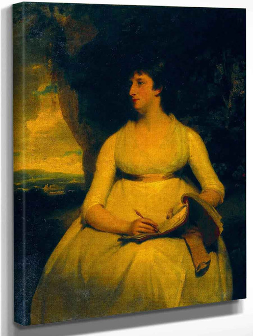 Portrait Of A Lady By John Hoppner