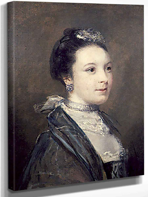 Portrait Of A Lady By Sir Joshua Reynolds