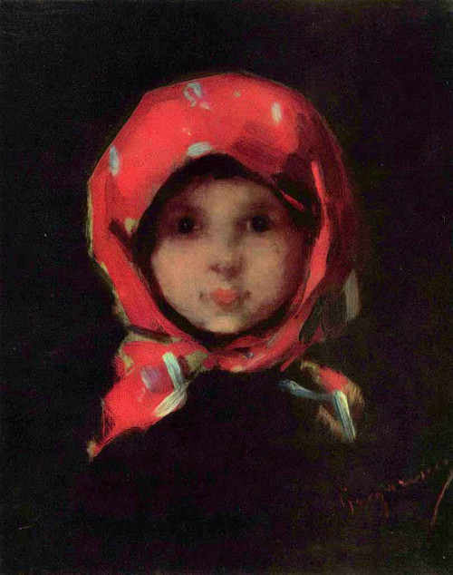 Portrait Of A Little Girl By Nicolae Grigorescu Portrait Of A Little Girl By Nicolae Grigorescu