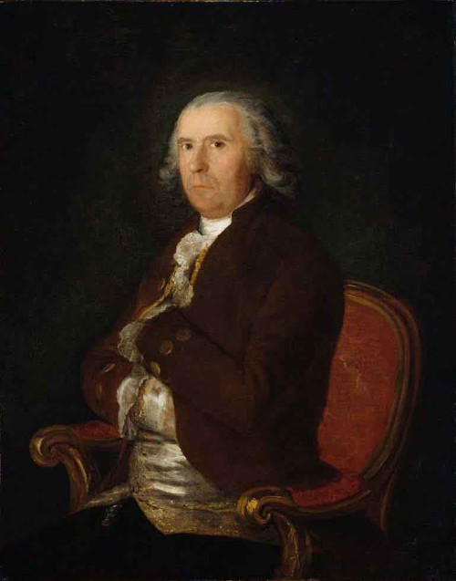 Portrait Of A Man In A Brown Coat By Francisco Jose De Goya Y Lucientes