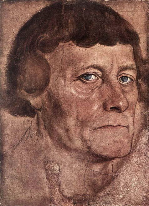 Portrait Of A Man1 By Lucas Cranach The Elder By Lucas Cranach The Elder