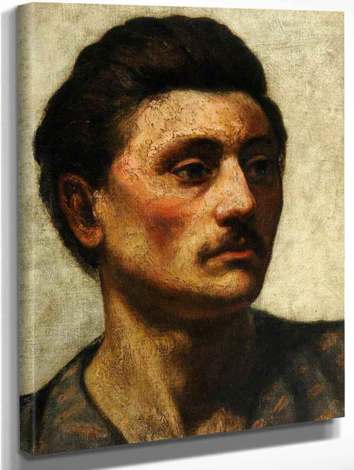 Portrait Of A Man By Antonio Mancini
