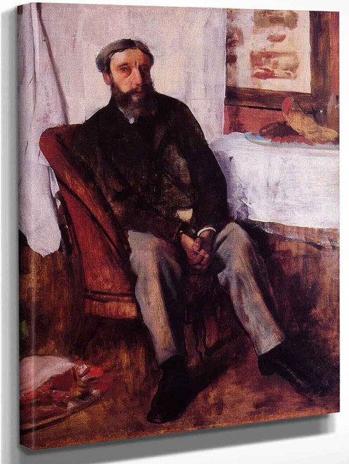 Portrait Of A Man By Edgar Degas