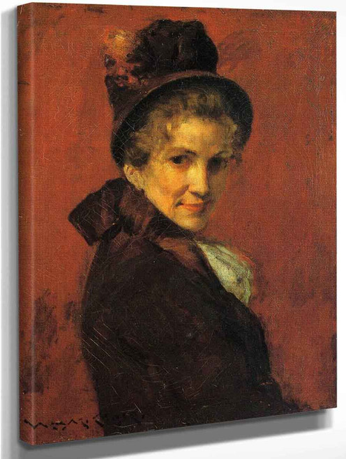 Portrait Of A Woman 23 By William Merritt Chase