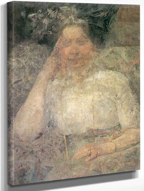 Portrait Of A Woman 5 By Olga Boznanska By Olga Boznanska