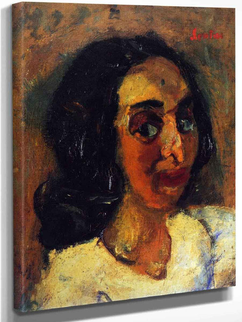 Portrait Of A Woman By Chaim Soutine(French, 1894 1943)