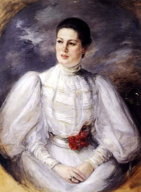 Portrait Of A Woman By Jacques Emile Blanche By Jacques Emile Blanche