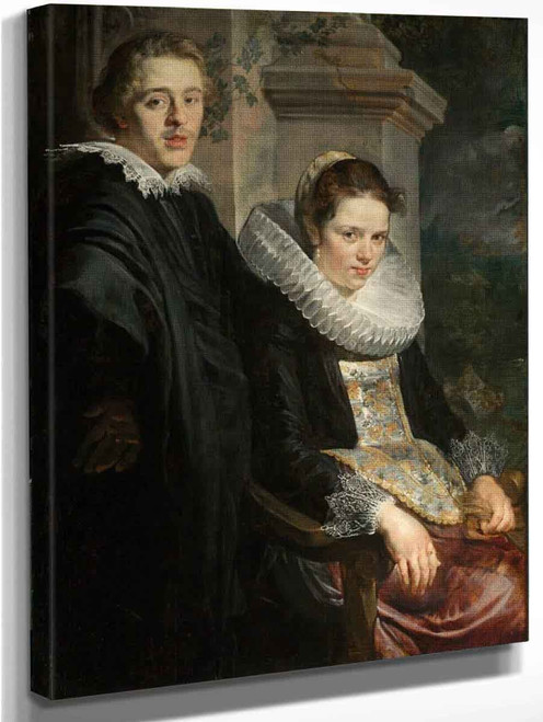 Portrait Of A Young Married Couple By Jacob Jordaens