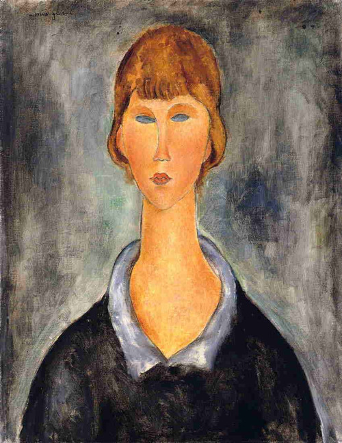 Portrait Of A Young Woman1 By Amedeo Modigliani