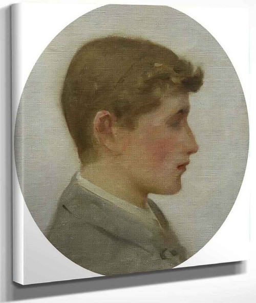 Portrait Of A Youth By Henry Scott Tuke