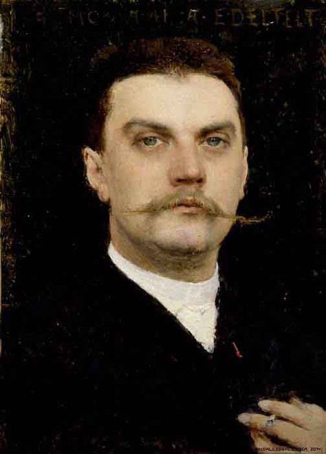 Portrait Of Albert Edelfelt By Pascal Dagnan Bouveret
