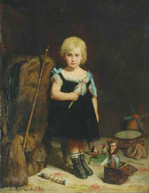 Portrait Of Alfred Auguste Frederic Victor Labatt De Lambert By Jean Georges Beraud By Jean Georges Beraud