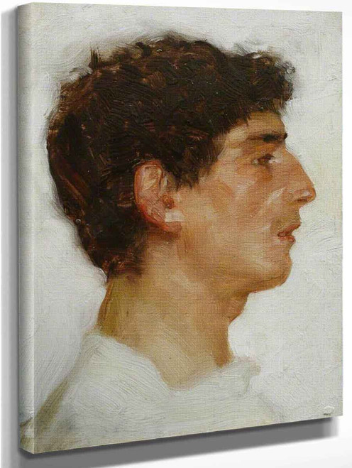 Portrait Of An Italian Youth By Henry Scott Tuke