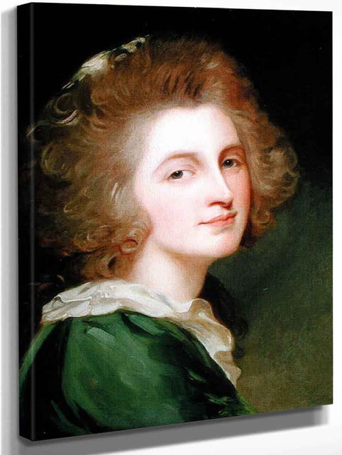 Portrait Of Ann Barbara Russell By George Romney